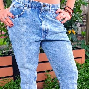 Vintage Chic Brand High Waist Tapered Mom Jeans 30-27